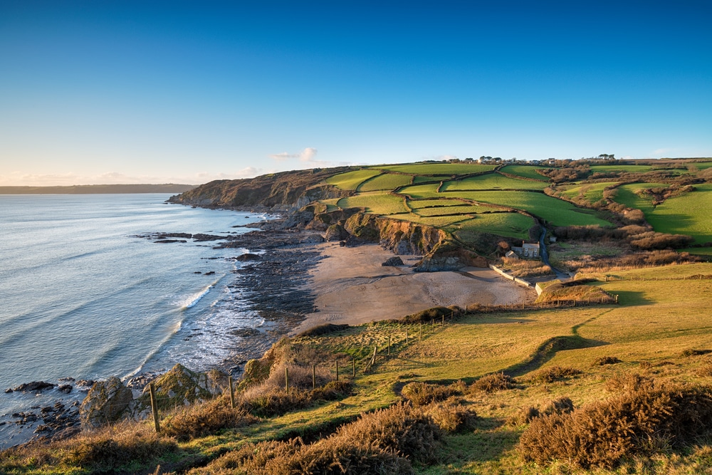 View out to Dodman Point