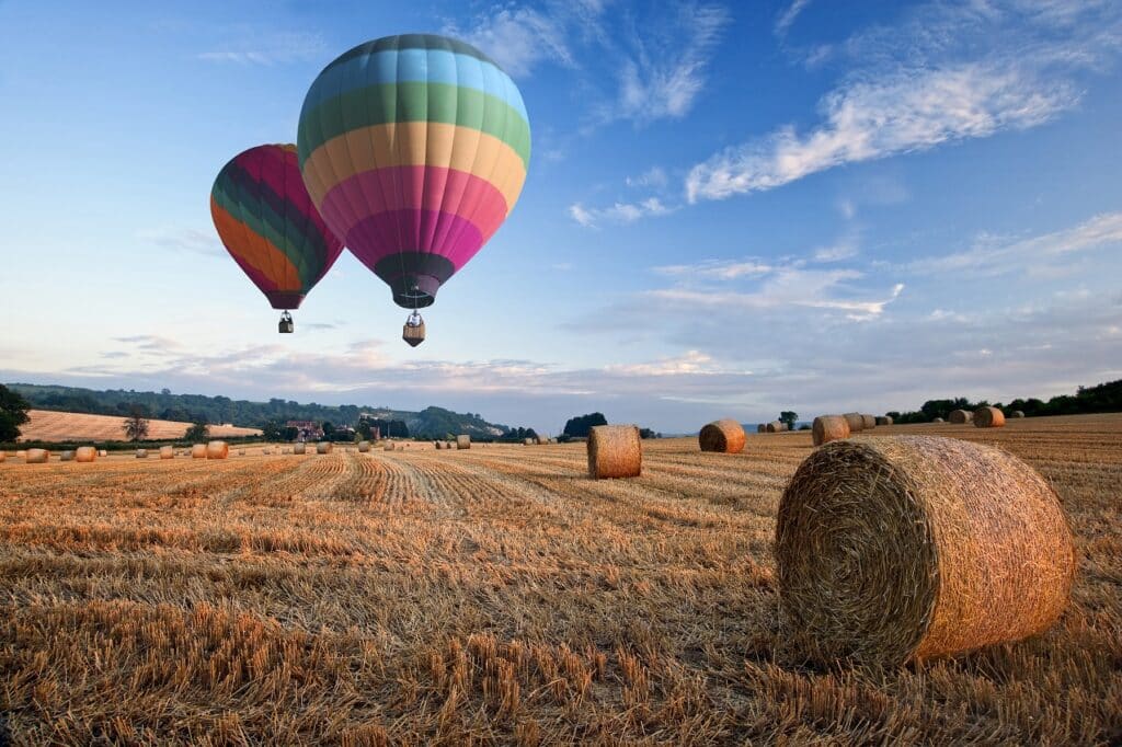 Hot air balloon rides in Cornwall