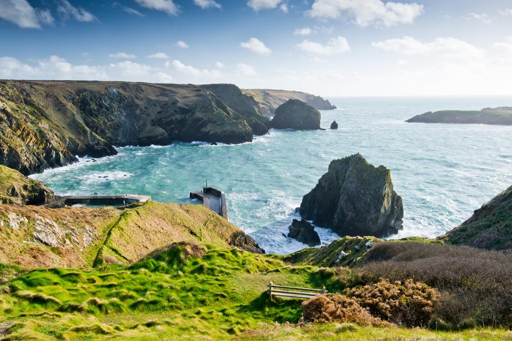 Rocky islands just off of the Lizard Peninsula 